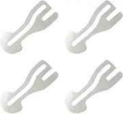 4pcs Shopping Trolley Remover Portable Shopping Trolley Token Stainless Steel Shopping Trolley Token Keyrings Shopping Cart Keychain Shopping Unlock Trolley(Color:as Shown)