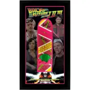 Back To The Future Cast Signed Full Size Hoverboard Framed