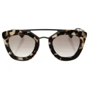 Prada SPR 09Q UAO-1L0 - Spotted Opal Brown-Brown Gradient by Prada for Women ...