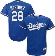 OuterStuff J.D. Martinez Los Angeles Dodgers MLB Kids Youth 8-20 Blue Alternate Player Jersey