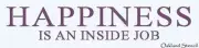 Large Primitive Stencil**HAPPINESS IS AN INSIDE JOB**24" Shabby Home Chic Faith
