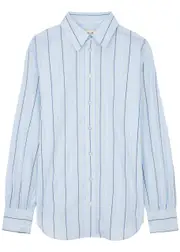 Marni Striped Cotton Shirt - Blue - 42 (UK10 / S) 42 (UK10 / S)