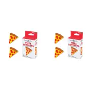 2x 18pc Gamago Pizza Bandages Kids First Aid Bandaid Wound Plaster w/Box 4.7cm