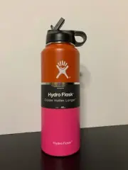 40 ounce Red and Pink Hydroflask