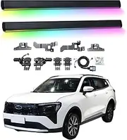 BJOHQ Electric Running Boards Compatible for Ford Equator Sport 2022-2025 with Light, SUV, Off-Road & Pickup Trucks - Retractable Truck Steps & Nerf Bars