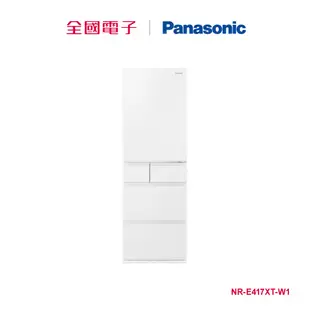 Panasonic日本製406公升鋼板冰箱-白 NR-E417XT-W1 【全國電子】