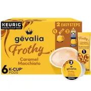 Caramel Macchiato 2-Step K-Cup & Froth Packets, 6 Count (Pack of 3)