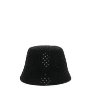 Sequined fisherman's hat M Black