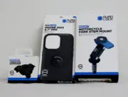 QUAD LOCK KIT iPHONE 15 PRO MAX MAG Case, Dampener, Fork Stem Mount *EXPRESS*