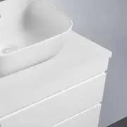 Vellena 1200mm PVC Water Proof Wall Hung Bathroom Vanity White Quartz Stone