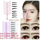 Eyebrow Definition Eyebrow Stencils Kit Brow Grooming Card Shaping Template