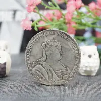 在飛比找樂天市場購物網優惠-1736俄羅斯女皇紀念銀幣銀元 外國硬幣仿古錢幣古玩收藏古董