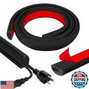 Cord Hider, 39in Self-Adhesive Wall Cord Hider, Extension Cord Covers for Flo