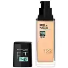 Maybelline Fit Me Matte+ Poreless Liquid Foundation | 123 Soft Nude, 30ml