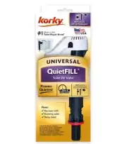 New Korky Quiet Toilet Tank Fill Valve Universal Fit Toilet Repair KitQuick Fill