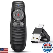Presentation Clicker Wireless Presenter Remote Clicker for 2-in-1 USB Type C