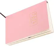 HOUDERCO Monthly Planner Book with Index Stickers Portable Academic Notebook for Home Office and School Cover and Thick for Daily Organization