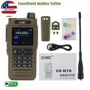 VR-N76 Handheld Walkie Talkie UV Dualband Radio Waterproof Bluetooth GPS (US)