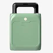 Mini Waffle Maker Machine, Portable Small Compact Design, Easy to Clean, Non-Stick Surfaces, Recipe Guide Included, Perfect for Breakfast, Dessert, Sandwich, or Other Snacks.(Green)
