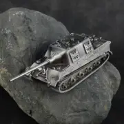 NEW 1/72 WW II Germany Jagdpanzer VI Jagdtiger Heavy Tank Model All-metal Silver