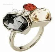 Atelier Swarovski by Jason Wu Mosaic Ring Red/gold Crystal 52 55 58 New $199