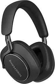 Bowers & Wilkins Px8 Flagship Noise Cancelling Wireless Over-Ear Headphones with Bluetooth 5.0 & Quick Charge, 30 Hours of High-Resolution Playback and Built-in Microphone - Black