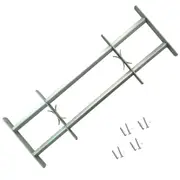 Adjustable Security Grille for Windows with 2 Crossbars 1000-1500 mm vidaXL