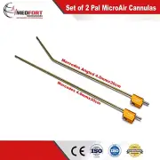 (Set of 2) MicroAire Pal Type Fitting Liposuction Cannulas REUSABLE