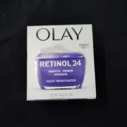 Olay Regenerist Retinol 24 Night Moisturizer Fragrance Free 48 gr (1.7 Oz) NWOB