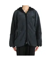 zip-up cotton hoodie XXS WASHED BLUE