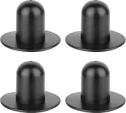 Kuskins 4 Pack Pool Pump Strainer Hole Plug Replacement for Intex, Bestway, Coleman Pools - Above Ground Swimming Pool Wall Plug Stopper, Drain Plugs for Filter Pump, Pool Accessories (Black)