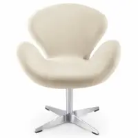 在飛比找ETMall東森購物網優惠-天鵝椅北歐單人椅現代餐椅休閑沙發椅歐式家用電腦椅辦公洽談椅子