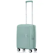 American Tourister Curio 2 - 55 cm Expandable Carry-On Spinner Suitcase - Urban Green