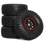 4Pcs 135mm 1/7 1/8 Desert Short Course Truck Tire 17mm Wheel Hex for ARRMA Mojave UDR Yikong DF7 RC Car As Shown