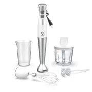 Immersion Hand Blender, 5-in-1 8-Speed Immersion Blender with 500ml Food Grin...