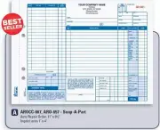 Auto Repair Order / Snap-A-Part Carbonless 3 Part / 11" x 8.5" / AROCC-667