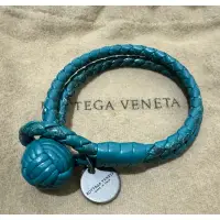 在飛比找蝦皮購物優惠-BOTTEGA VENETA 蛇皮&羊皮 編織手環 二手正品