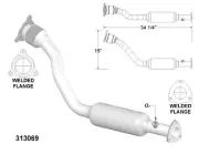 Catalytic Converter for 2000-2002 Chevrolet Cavalier 2.4L L4 GAS DOHC