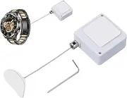 Nybhyjka Retractable Cable Lock | Adjustable Remote Control Security Lock,Sturdy & Convenient Anti-Lost Design Rope for Family Friends Colleagues