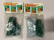 TWO PACKS Vintage 1960s Payton Army Tank Truck Toy Soldiers - Palmer Plastics