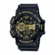 Casio Men's G-Shock Garish Series Black & Gold Resin Watch GA400GB -1A9