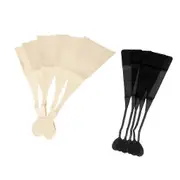 Pack of 10pcs Women Lady Heart Shape Adhesive Disposable C-string Briefs T-Back Thongs Adhesive Lingerie Underwear black