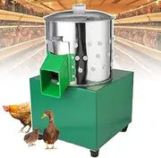 Electric Chicken Plucker, Small Feather Plucking Machine with 110 Rubber Fingers, Visual Lid/Quick Feather Removal/Easy to Clean, Stainless Steel Poultry Plucker, for Chicks Ducks Sparrows Quails