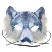 Pvc Non-woven Fabric Man Wolf Costume Mask Halloween 3d Animal Props Hallowen