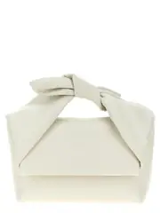 [J.W. Anderson] J. W. Anderson-Bow Twister Midi Borse A Mano Bianco-Donna OS