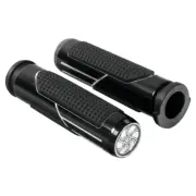 HARLEY GLOSS BLACK 1" MIDNIGHT COMFORT GRIPS FOR "TBW" '08-UP