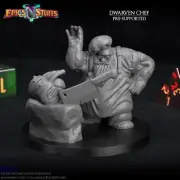 Dwarven Chef by Epics N Stuffs | D&D | DnD | Print on Demand