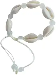 [Namzi] Shell Woven Bracelet Anklets for Women Boho Anklet Bracelet Beach Foot Jewelry for Party(Style I), 7.48-12.59inch, no gemstone