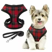 Dog Harness with Leash Set / No Pull Padded Vest/ Soft Mesh /small-med