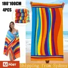 4 PCS Super Soft Cotton Hand Face Washer Towel Large Size Bath Towel Beach Towel